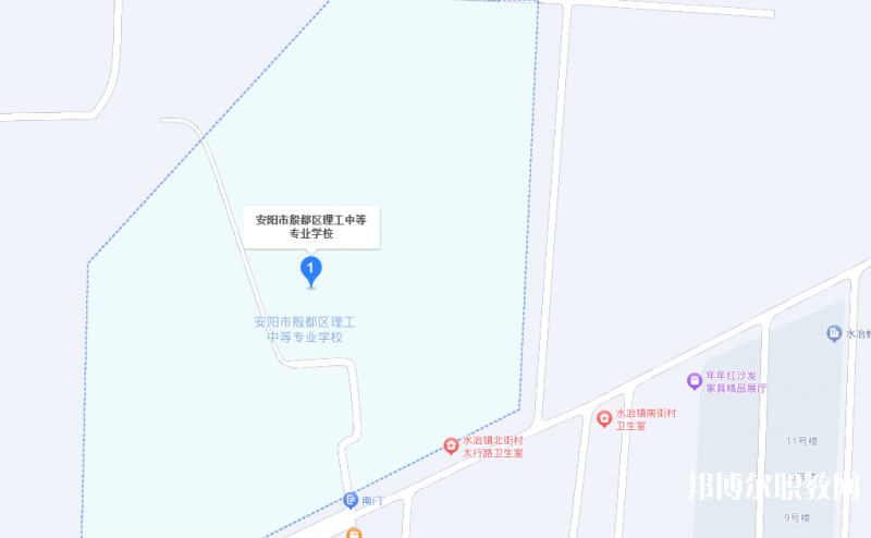 安陽市殷都區(qū)理工中等專業(yè)學校地址，乘車路線