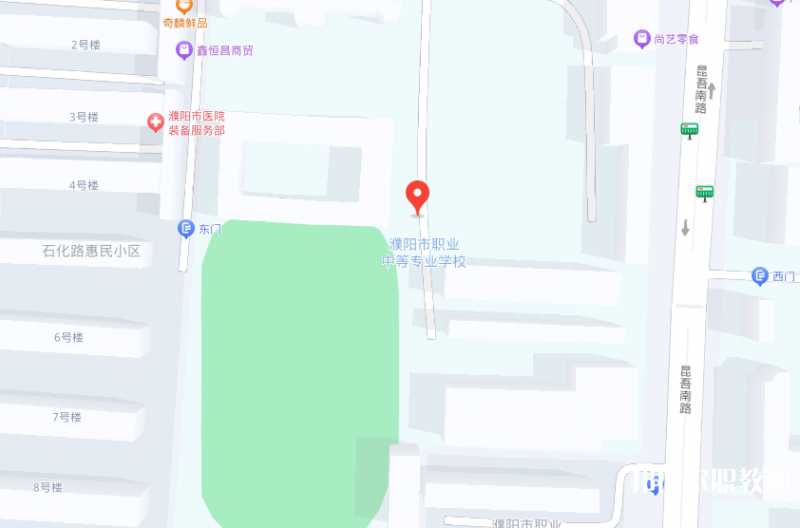 濮陽(yáng)油田職業(yè)中等專業(yè)學(xué)校地址，乘車路線