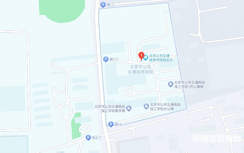 北京市公共交通高級技工學校地址，乘車路線