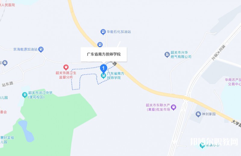 廣東省南方技師學(xué)院地址，乘車路線