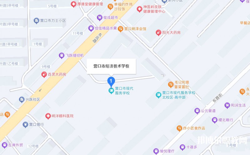 營(yíng)口市經(jīng)濟(jì)技術(shù)學(xué)校地址，乘車路線