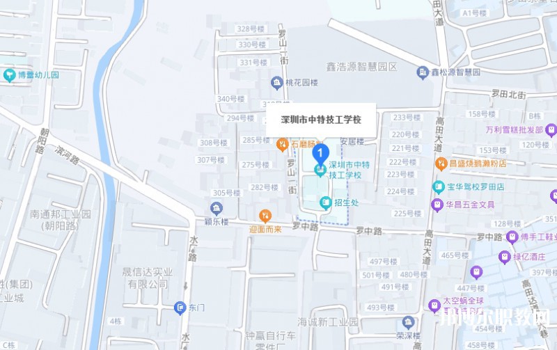 深圳市中特技工學(xué)校地址，乘車(chē)路線(xiàn)