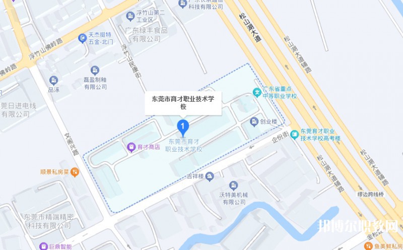東莞市育才職業(yè)技術(shù)學(xué)校地址，乘車路線